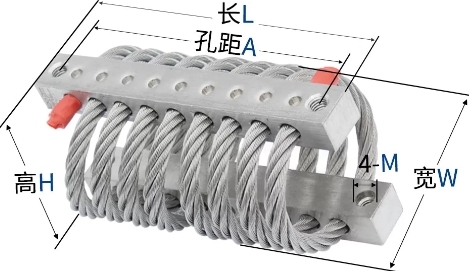 ALJ-81型钢丝绳减振器