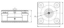 ALJ-52型空气弹簧减振器示意图 ALJ-52型空气弹簧减振器示意图